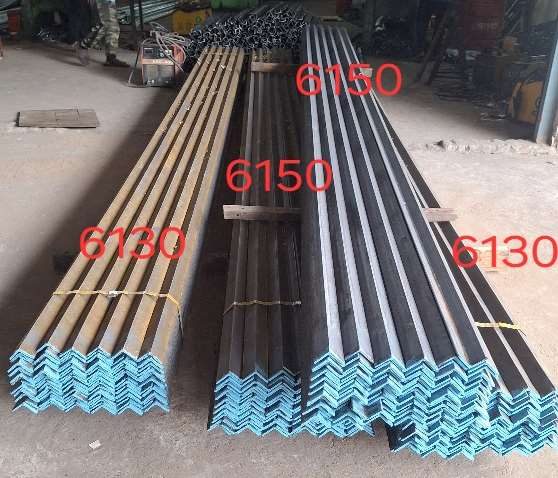 Angle sections cut and marked for TNPDCL structures
